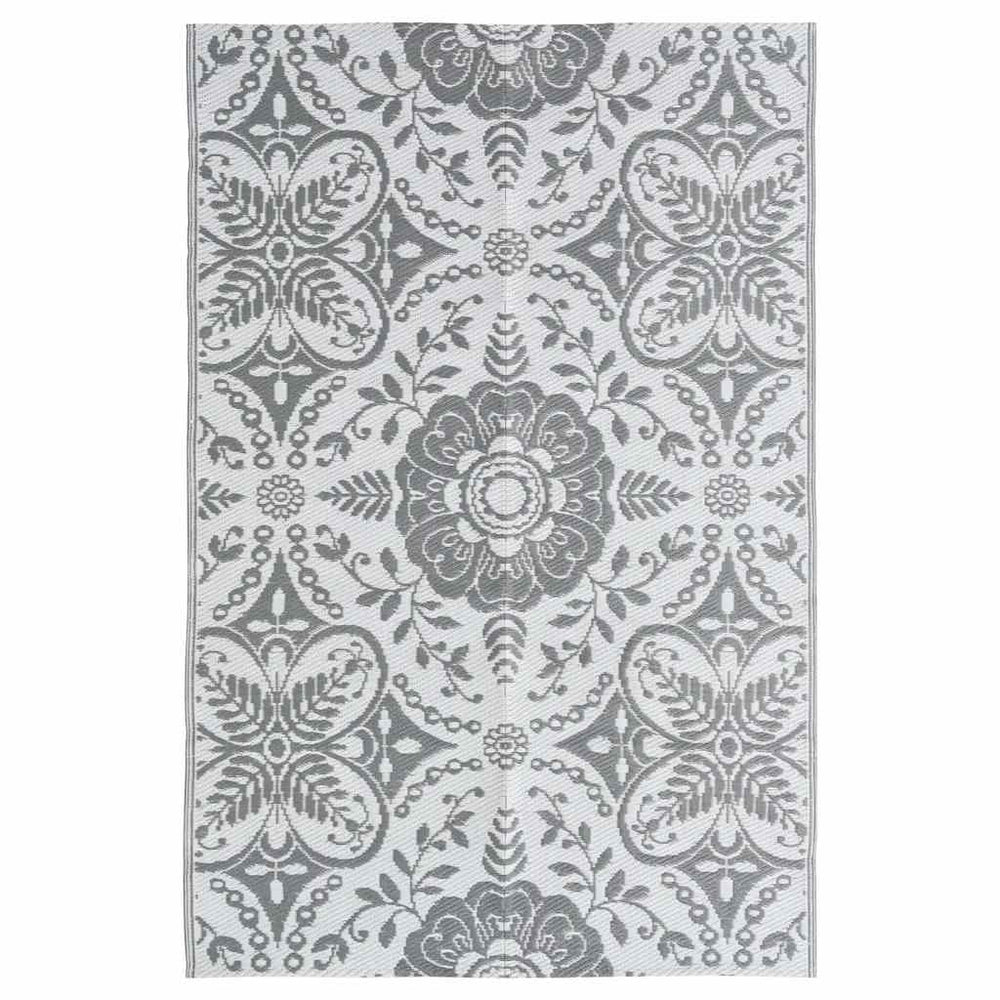 Outdoor-Teppich ARAKIL Hellgrau 120x180 cm PP