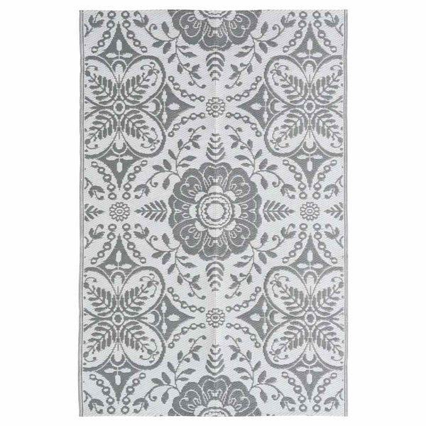 Outdoor-Teppich ARAKIL Hellgrau 120x180 cm PP
