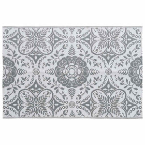 Outdoor-Teppich ARAKIL Hellgrau 120x180 cm PP