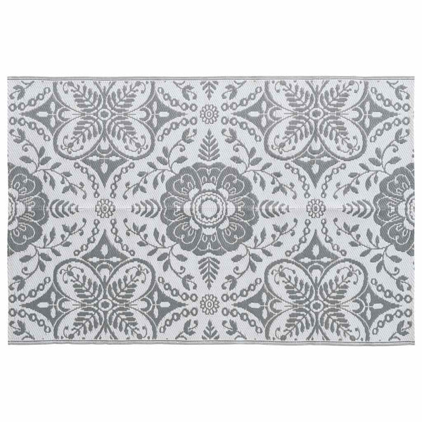 Outdoor-Teppich ARAKIL Hellgrau 120x180 cm PP