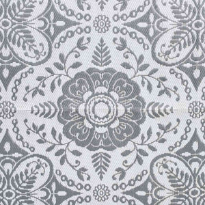 Outdoor-Teppich ARAKIL Hellgrau 190x290 cm PP