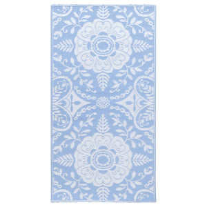 Outdoor-Teppich ARAKIL Babyblau 80x150 cm PP