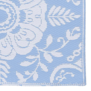 Outdoor-Teppich ARAKIL Babyblau 80x150 cm PP