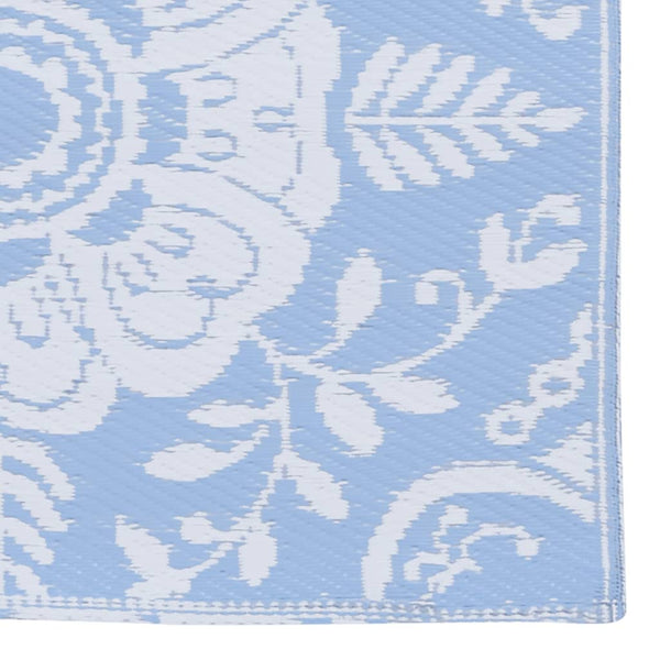 Outdoor-Teppich ARAKIL Babyblau 80x150 cm PP