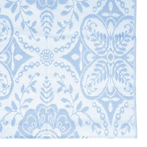 Outdoor-Teppich ARAKIL Babyblau 160x230 cm PP