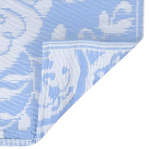 Outdoor-Teppich ARAKIL Babyblau 160x230 cm PP