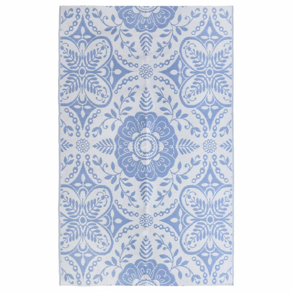 Outdoor-Teppich ARAKIL Babyblau 190x290 cm PP