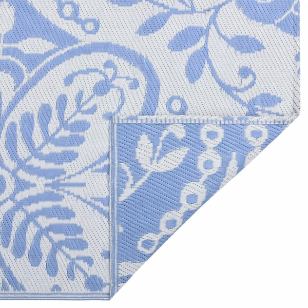 Outdoor-Teppich ARAKIL Babyblau 190x290 cm PP