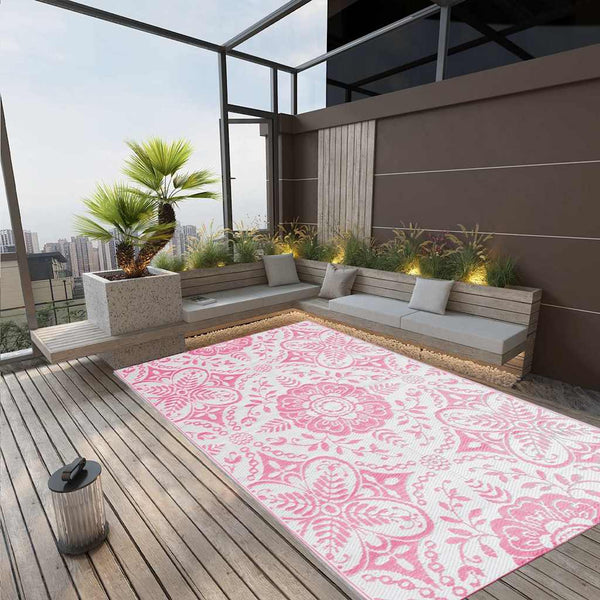 Outdoor-Teppich ARAKIL Rosa 160x230 cm PP