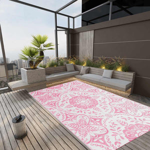 Outdoor-Teppich ARAKIL Rosa 190x290 cm PP