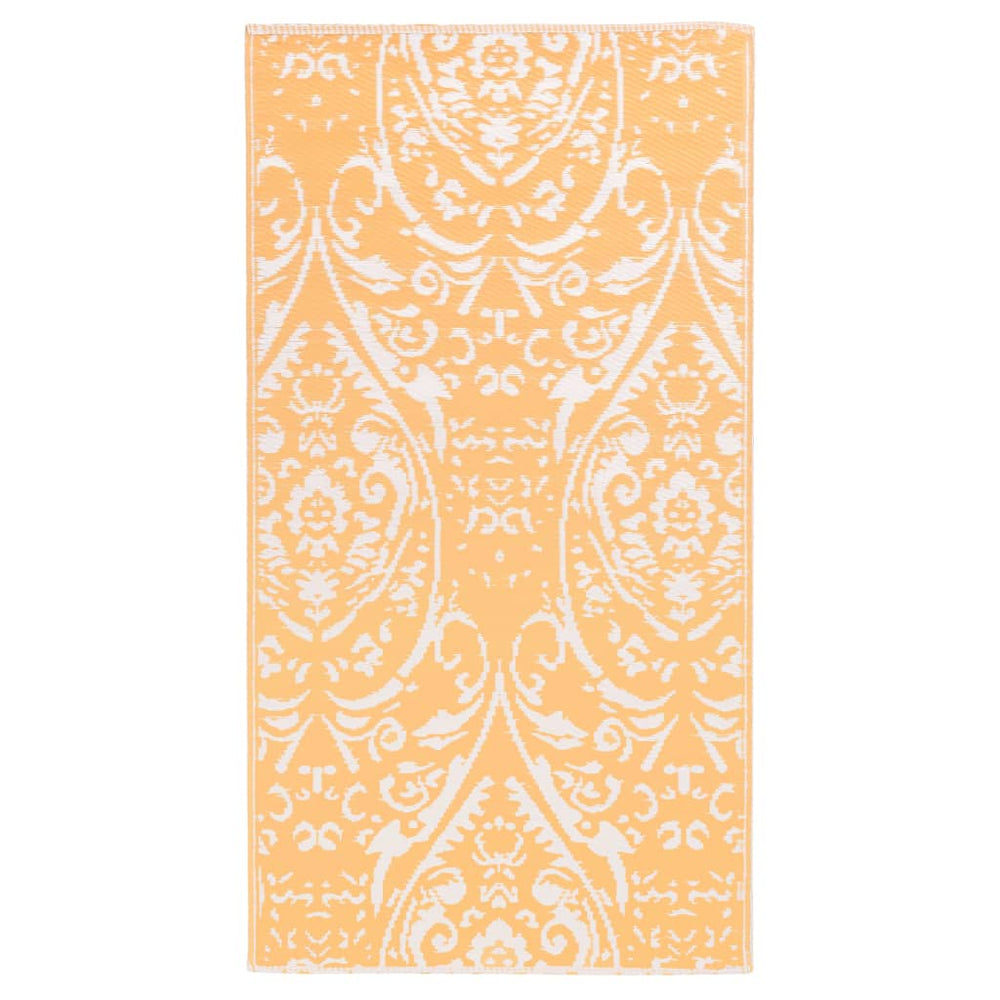 Outdoor-Teppich ARAKIL Orangefarben und Blau 80x150 cm PP