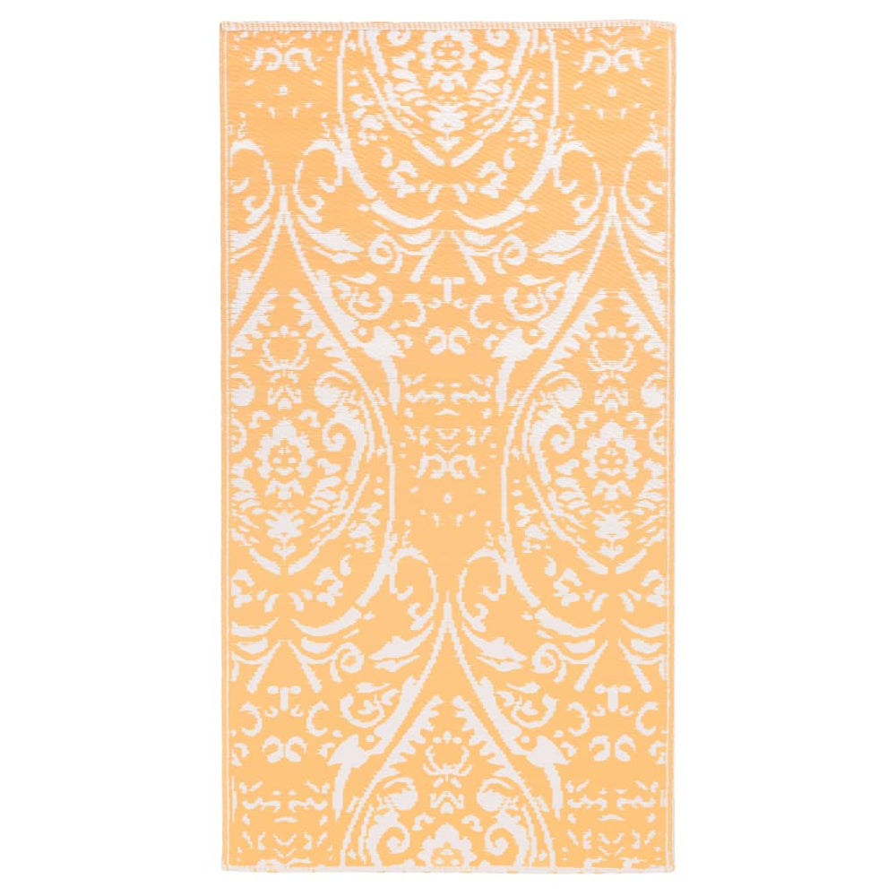 Outdoor-Teppich ARAKIL Orangefarben und Blau 120x180 cm PP