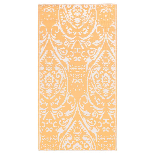 Outdoor-Teppich ARAKIL Orangefarben und Blau 120x180 cm PP