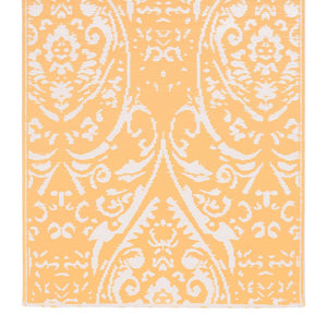 Outdoor-Teppich ARAKIL Orangefarben und Blau 120x180 cm PP