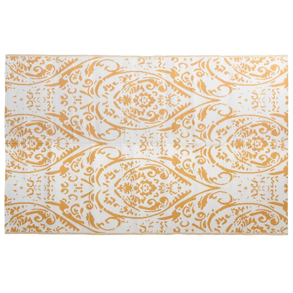 Outdoor-Teppich ARAKIL Orange und Weiß 190x290 cm PP