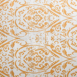 Outdoor-Teppich ARAKIL Orange und Weiß 190x290 cm PP