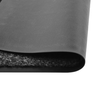 Waschbare Fußmatte Schwarz 90x120 cm