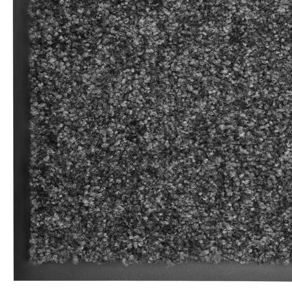 Waschbare Fußmatte Anthrazit 60x90 cm