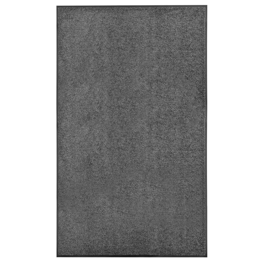 Waschbare Fußmatte Anthrazit 90x150 cm