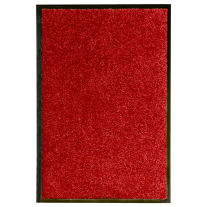 Waschbare Fußmatte Rot 40x60 cm