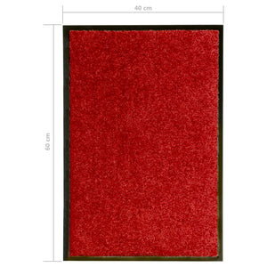 Waschbare Fußmatte Rot 40x60 cm