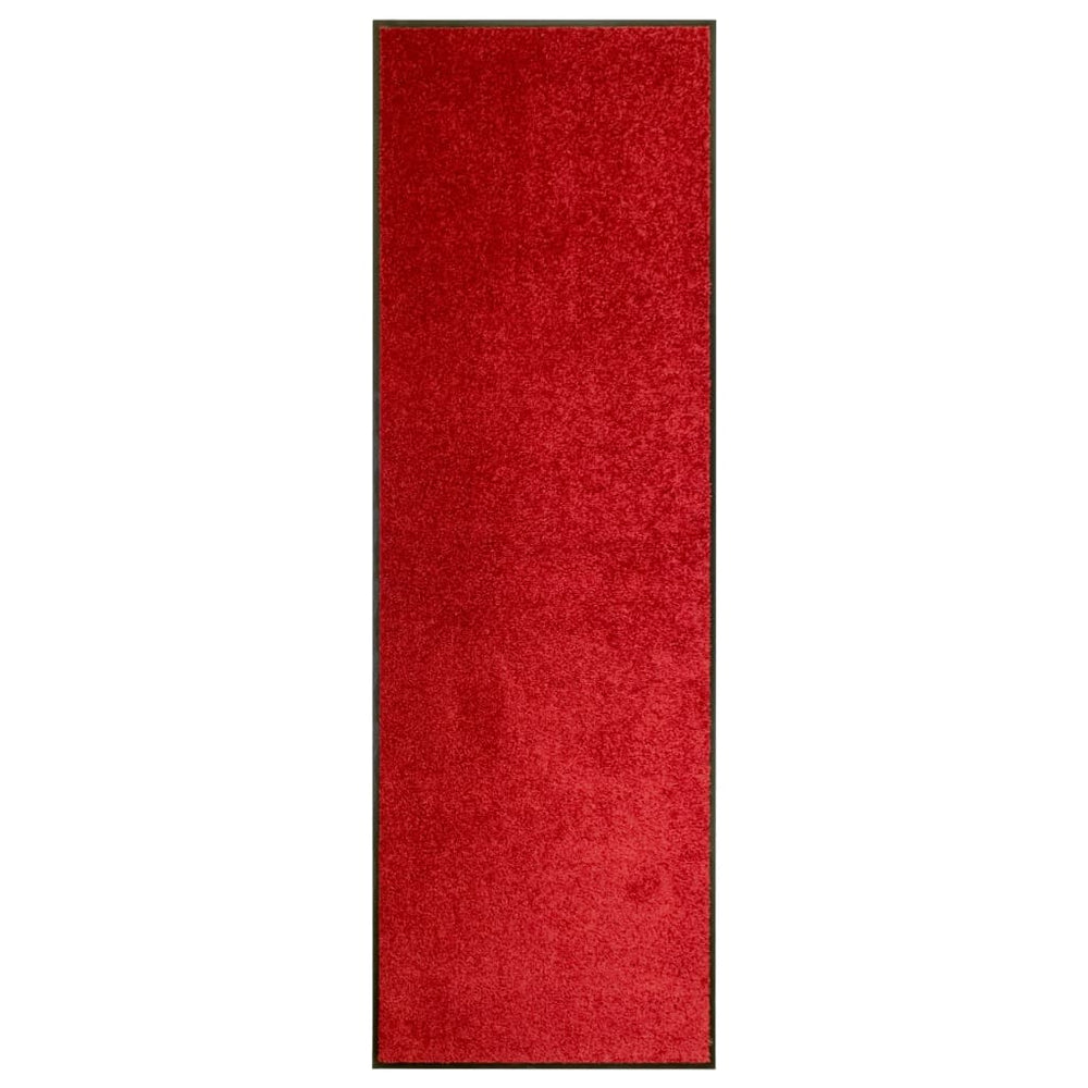 Waschbare Fußmatte Rot 60x180 cm