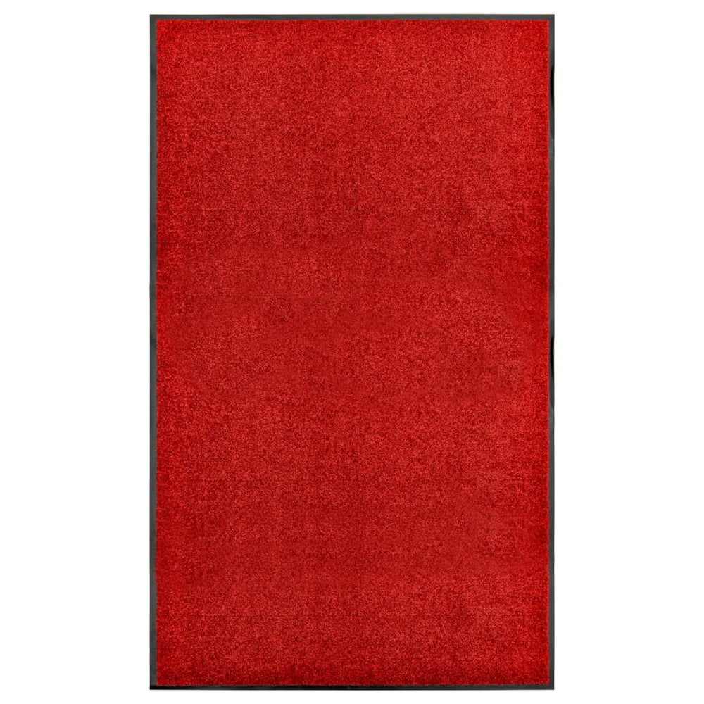 Waschbare Fußmatte Rot 90x150 cm