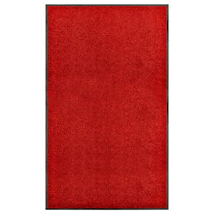 Waschbare Fußmatte Rot 90x150 cm