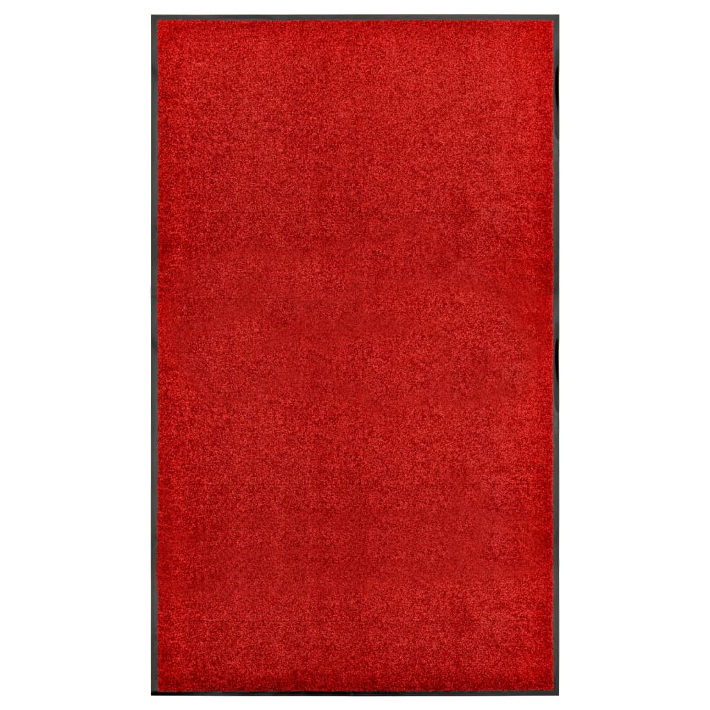 Waschbare Fußmatte Rot 90x150 cm
