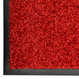 Waschbare Fußmatte Rot 120x180 cm
