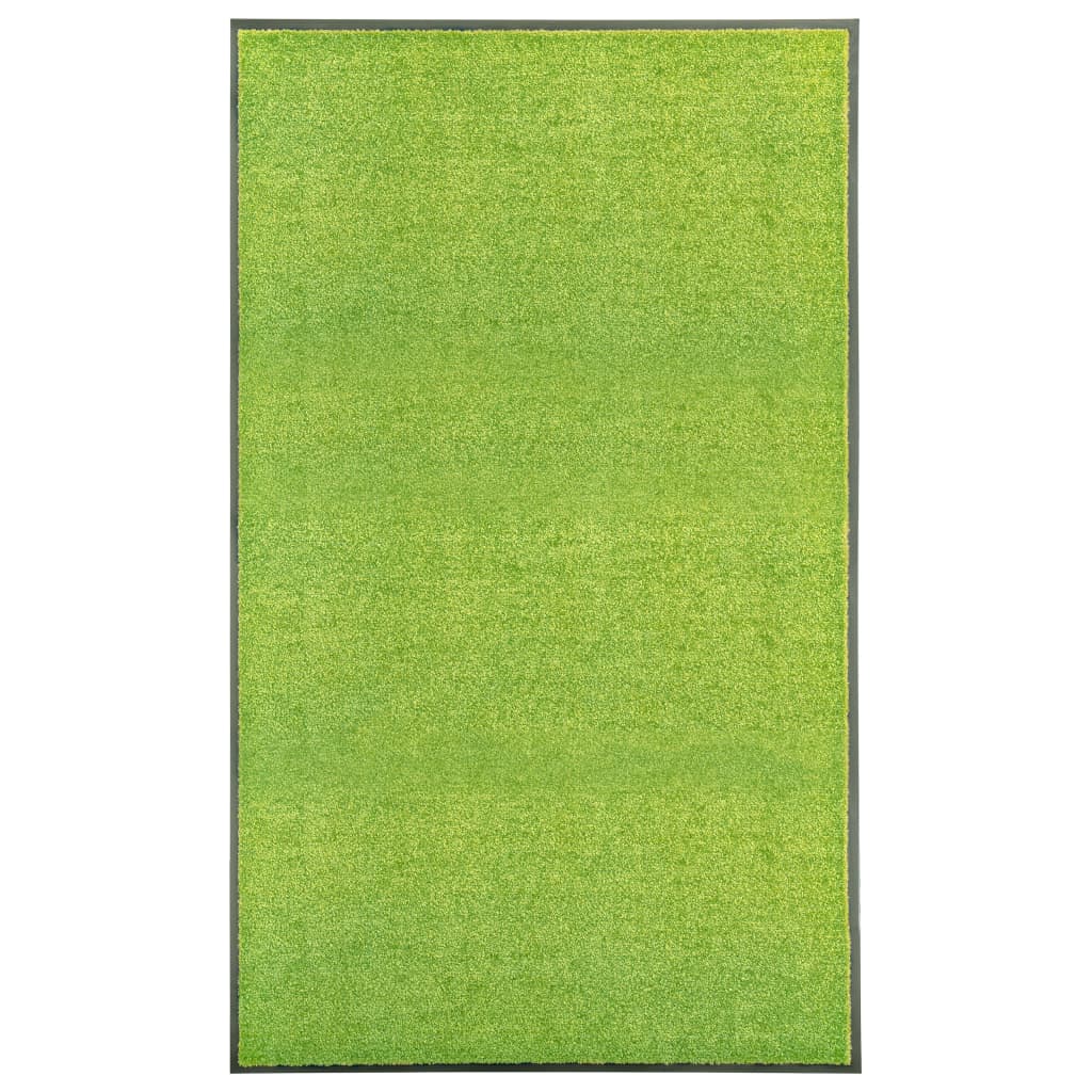 Waschbare Fußmatte Grün 90x150 cm
