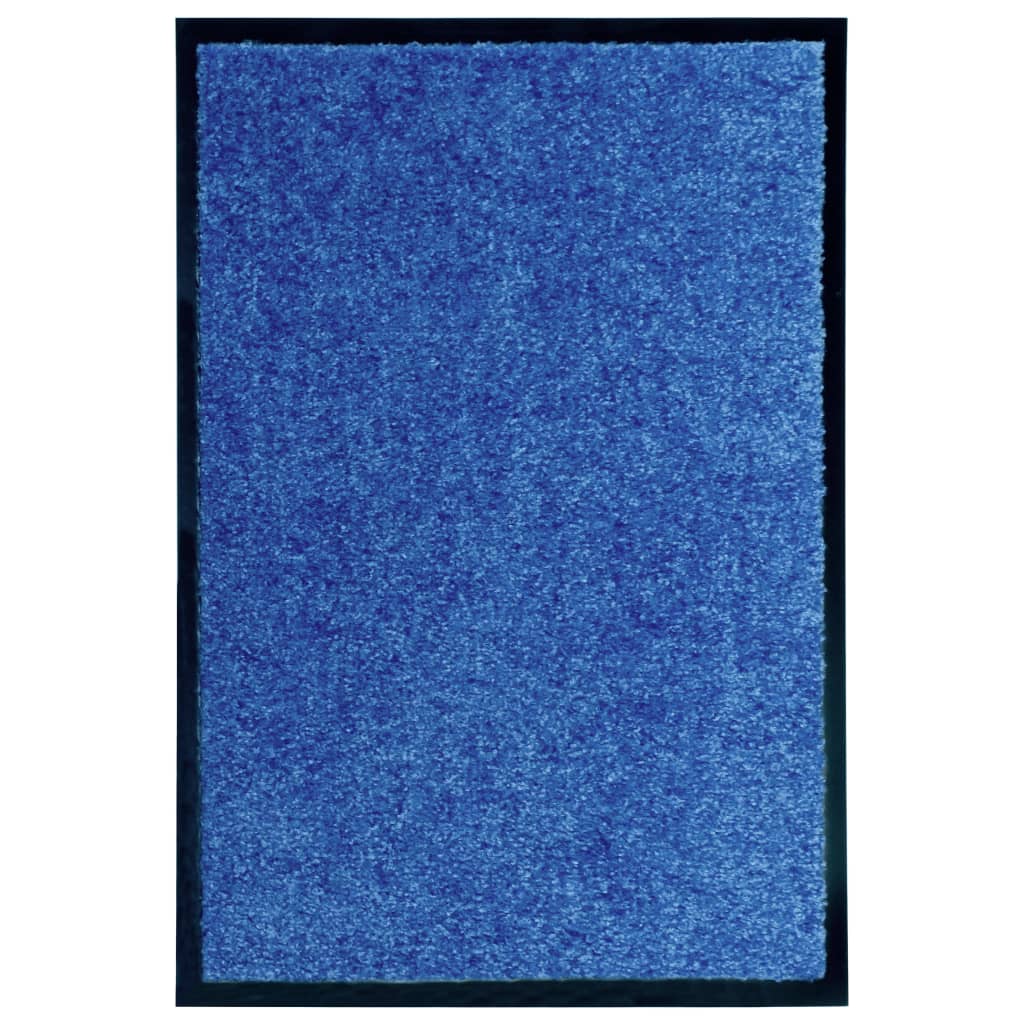 Waschbare Fußmatte Blau 40x60 cm