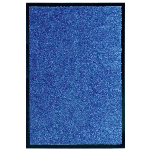 Waschbare Fußmatte Blau 40x60 cm