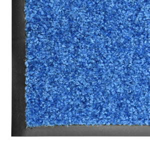Waschbare Fußmatte Blau 40x60 cm