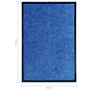 Waschbare Fußmatte Blau 40x60 cm