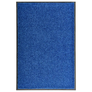 Waschbare Fußmatte Blau 60x90 cm