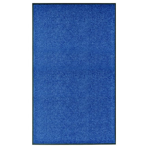 Waschbare Fußmatte Blau 90x150 cm