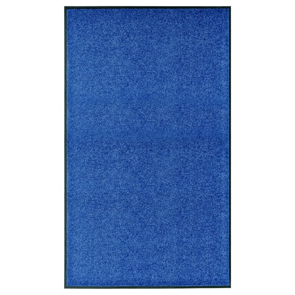 Waschbare Fußmatte Blau 90x150 cm