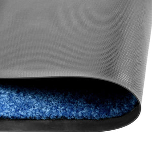 Waschbare Fußmatte Blau 90x150 cm
