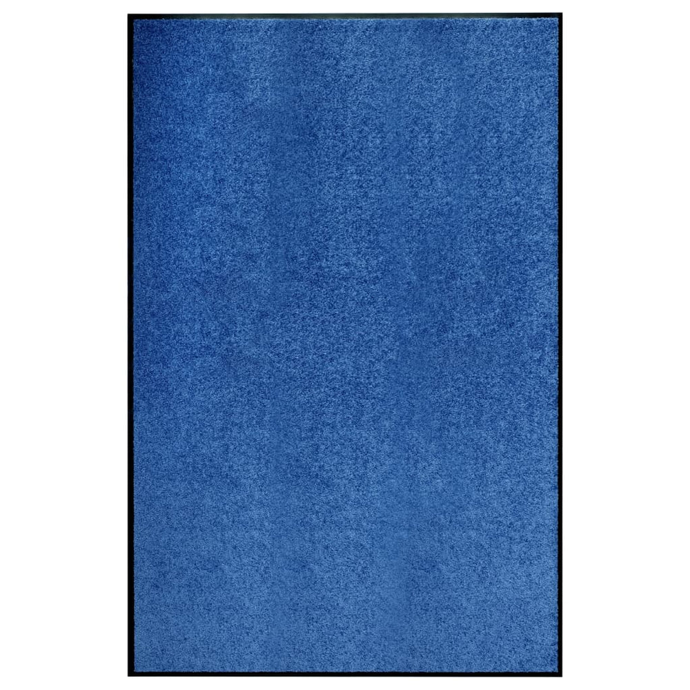 Waschbare Fußmatte Blau 120x180 cm