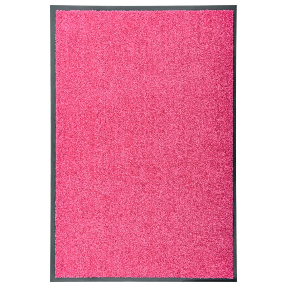 Waschbare Fußmatte Rosa 60x90 cm