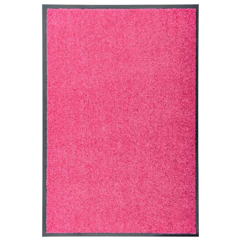 Waschbare Fußmatte Rosa 60x90 cm