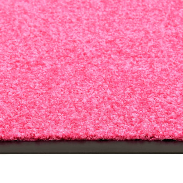 Waschbare Fußmatte Rosa 60x90 cm