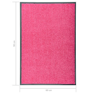 Waschbare Fußmatte Rosa 60x90 cm