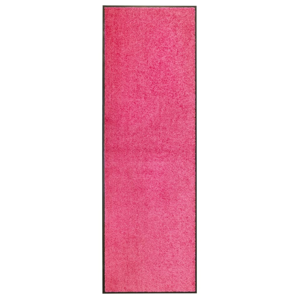 Waschbare Fußmatte Rosa 60x180 cm