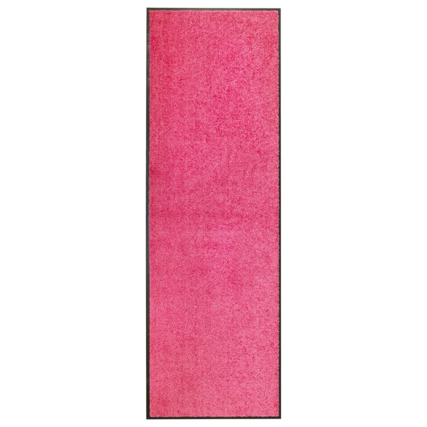 Waschbare Fußmatte Rosa 60x180 cm