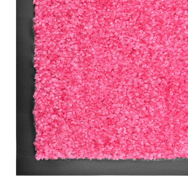 Waschbare Fußmatte Rosa 60x180 cm