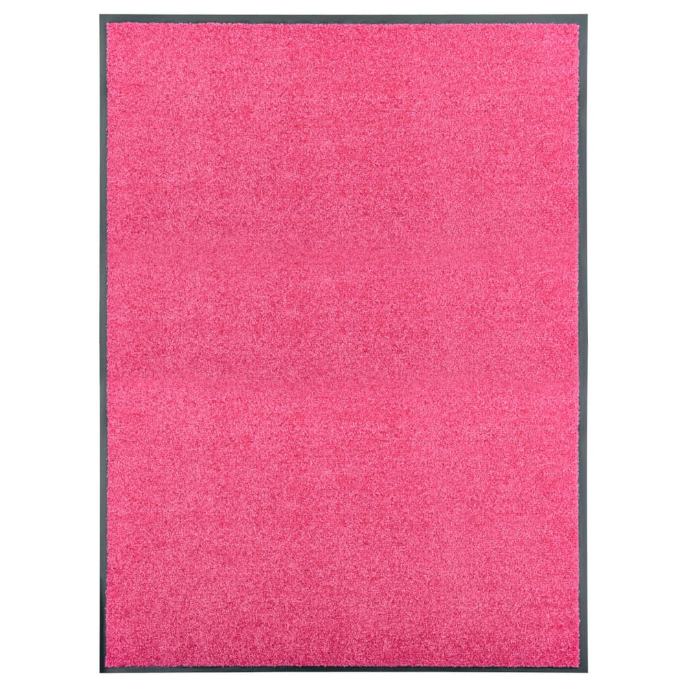 Waschbare Fußmatte Rosa 90x120 cm