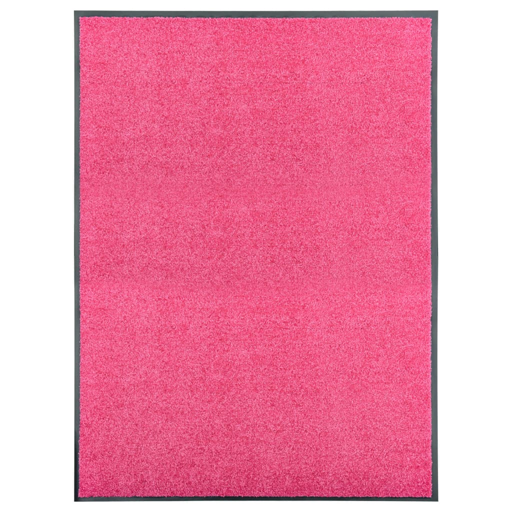 Waschbare Fußmatte Rosa 90x120 cm