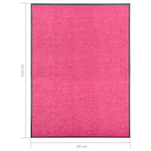 Waschbare Fußmatte Rosa 90x120 cm